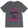 Celebrating With the 1st Birthday Queen V-Neck Tee