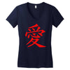 JAPAS Women's V-Neck T-Shirt