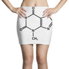 Caffeine Molecule Mini Skirts