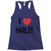 i love harley Racerback Tank