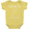 lick the tip shirt by the savage chef Baby Onesie