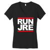 joe rogan run jre Women's V-Neck T-Shirt