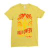 crazy halloween pit lady Ladies Fitted T-Shirt