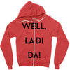 well, la di da Zipper Hoodie