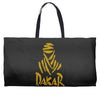 uomo dakar stampa oro moto deserto parigi africa sport Weekender Totes