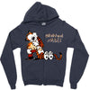calvin hobbes Zipper Hoodie