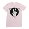 Peace Ladies Fitted T-Shirt