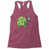 tortue nazie zombie Racerback Tank