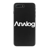 analog white logo iPhone 7 Plus Case