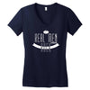 real men ruck Women's V-Neck T-Shirt