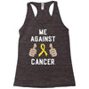 Me Against Cancer Racerback Tank