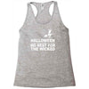 no rest for the wicked Racerback Tank