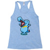blue crocodile! Racerback Tank