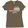 usa world cup champions Ladies Fitted T-Shirt