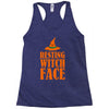 resting witch face Racerback Tank