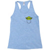 cute yoda pocket Racerback Tank
