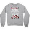 mama bear message Crewneck Sweatshirt