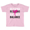 Reading Yoga Wine Balance Toddler T-shirt