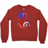 i'm the captain in the war Crewneck Sweatshirt
