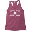happy life Racerback Tank