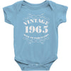 gift boxed vintage 1965 50th birthday Baby Onesie