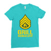 grill sergeant military Ladies Fitted T-Shirt
