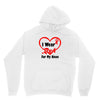 niece i wear a red heart ribbon Hoodie