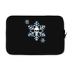 skull snowflakes alternative christmas jumper Laptop sleeve