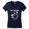 mr. Drunk Women's V-Neck T-Shirt
