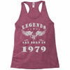 legends are born in 1979 hoodie 7 Racerback Tank