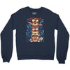 crazy totem Crewneck Sweatshirt