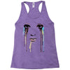 watercolor eyes Racerback Tank