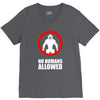 no humans allowed district 9 V-Neck Tee