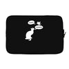 pussy chicken tshirt funny cat bird humor tee rooster Laptop sleeve