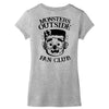 monsters outside fan club back Women's V-Neck T-Shirt