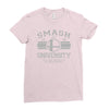 smash university Ladies Fitted T-Shirt