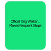 funny t shirt official dog walker. Mousepad