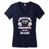 baking   it's ok to stare at my cupcakes Women's V-Neck T-Shirt