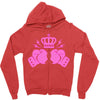 breast cancer fight Zipper Hoodie