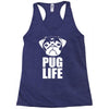 pug life dog tee new Racerback Tank