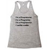 Revolution I Write Code Racerback Tank