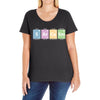 Sarcasm Elements Ladies Curvy T-Shirt