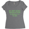 low resolution Women's Triblend Scoop T-shirt