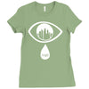 m83 midnight city eye design Ladies Fitted T-Shirt