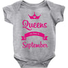 queens are born in september Baby Onesie