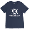Backpacker Let's Explore The World V-Neck Tee