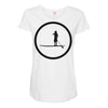 woman single Maternity Scoop Neck T-shirt