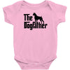 the dogfather boxer Baby Onesie