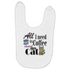 coffee cat Baby Bibs
