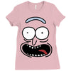 pickle rick face Ladies Fitted T-Shirt